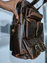 Load image into Gallery viewer, WALKER LEATHER BACKPACK
