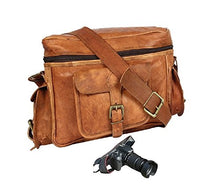 Load image into Gallery viewer, Leather Camera Bag DSLR Lens Case Camera Purse
