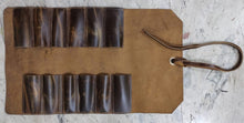 Load image into Gallery viewer, Leather Tool Roll Up (12 Slots)
